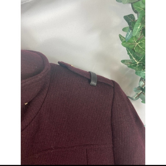 Cole Haan Wool Zip Front Stand Collar Women’s Coat - Picture 6 of 9